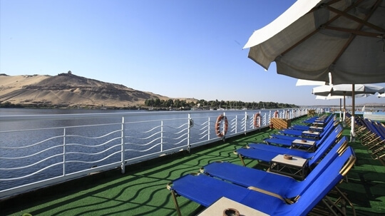 Crown Empress Nile Cruise deck
