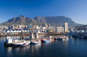 Waterfront Cape Town with Table Mountain