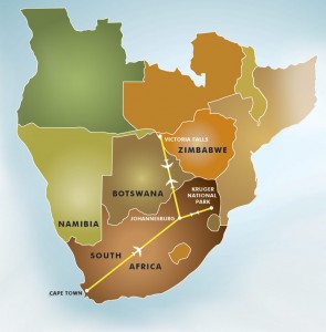 Romancing Africa map