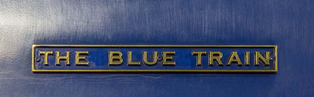 The Blue Train nameplate